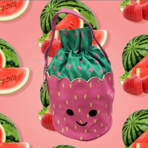 Expressions Girl's Funny Face Barrel Bag